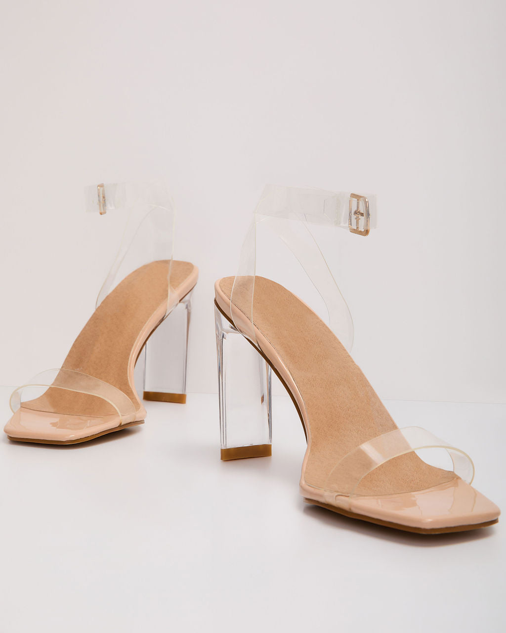 Billini Santiago Clear Strappy Heels - Image 4
