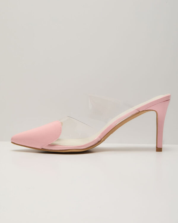 Queen Of Hearts Suede Heeled Mule - Image 14